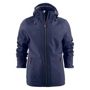 Printer Mens Karting Soft Shell Jacket / Navy
